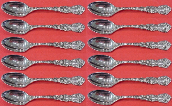 Imperial Chrysanthemum by Gorham Sterling Silver Demitasse Spoon Set 12pc 4 1/8"