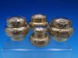 Floral by Gorham Sterling Silver Desk Set 12pc Vermeil 17" x 5 1/2" (#7860)
