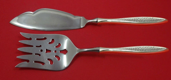 Snowflake by International Sterling Silver Fish Serving Set 2 Piece Custom HHWS