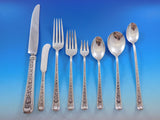 Windsor Rose by Watson Sterling Silver Flatware Set 12 Service 105 Pieces Dinner