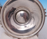 Water Lily by Camusso Peruvian Sterling Silver Tea Strainer 5 1/4" (#8802)