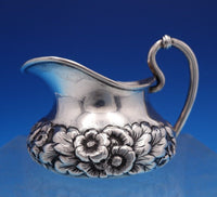 Repousse by Shiebler Sterling Silver Sugar and Creamer Set 2pc #1271 (#7869)