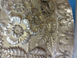 Baltimore Rose by Schofield Repousse Sterling Casserole Dish with 3D Lion #0102