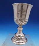 Judaica by Buccellati .925 Silver Goblet / Kiddush Cup Star of David (#8485)
