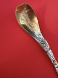 Blossom by Whiting Sterling Silver Egg Spoon GW "Spring Lake" in Bowl 4 1/4"