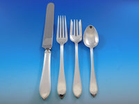 Reeded Edge by Tiffany Sterling Silver Flatware Set for 12 Service 99 pcs Dinner