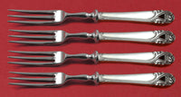 Spring Glory by International Sterling Silver Fruit Fork Set 4pc Custom 6"