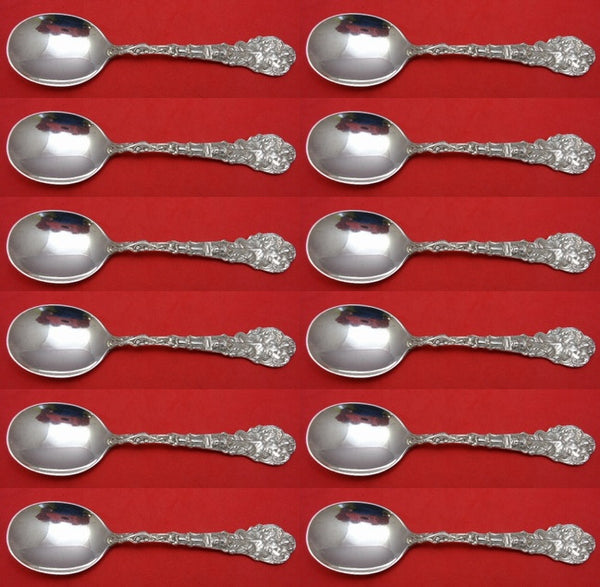 Versailles by Gorham Sterling Silver Cream Soup Spoon Set 12 pieces 6 1/4"