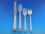 Peer Smed Sterling Silver Flatware Set Service 83 pc Arts & Crafts Hand Wrought