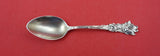 Floral Series by Watson Sterling Silver Demitasse Spoon w/ amaryllis 3 3/8"