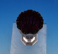 W. Lister and Sons English Estate Sterling Silver Vase with Glass #7728 (#8121)