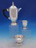 Lily by Mueck-Carey Co Sterling Silver Tea Set 3pc #1116 Circa 1950s (#0485)