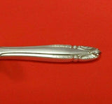 Stradivari by Wallace Sterling Silver Salad Serving Set 2pc with Wood 10 1/2"