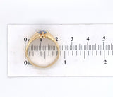 10k Yellow Gold 1.19ct Genuine Natural Sapphire Men's Ring Size 8.75 (#J6745)