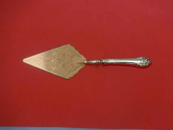 Fragrance by Reed & Barton Sterling Silver Pastry Server Fancy Vermeil Custom