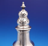 English Sterling Silver Pepper Shaker Salt Dip Set Crichton c1910 7.5 oz (#9228)