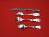 Valdres by Th. Marthinsen Norwegian .830 Silver Regular Size Place Setting 4pc