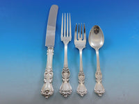 Marlborough by Reed & Barton Sterling Silver Flatware Set Service Dinner 85 pcs