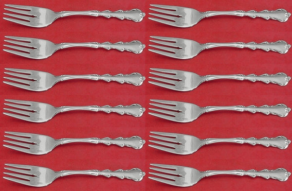 Angelique by International Sterling Silver Salad Fork Set 12 pieces 6 5/8"