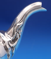 Eton by Wallace Sterling Silver Tea Pot Art Nouveau #1160 6" Monogram C (#8402)