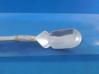 Aegean Weave Gold by Wallace Sterling Silver Horseradish Scoop 6 1/2" Custom