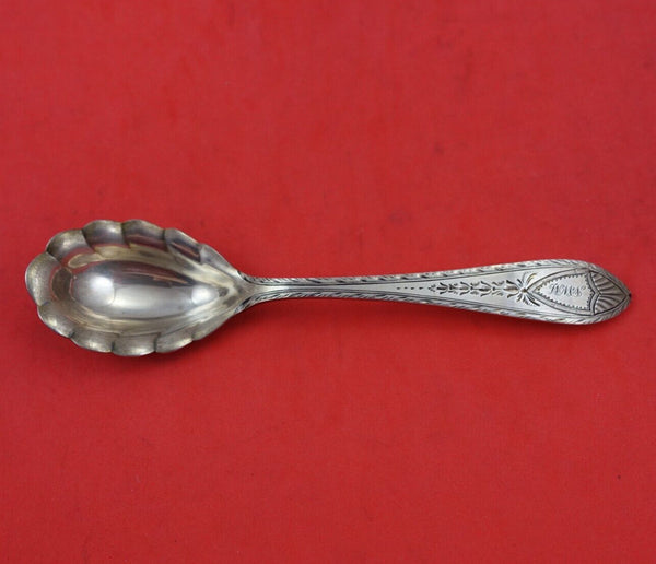 Faneuil Engraved by Tiffany and Co Sterling Silver Sugar Spoon 6" Serving