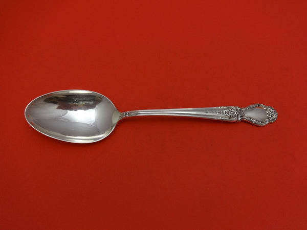 Brocade by International Sterling Silver Serving Spoon 8 1/2" Vintage