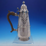 Estate English Silver Wine Ewer with Wood Handle and Small Spout (#4237)