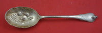 Grand Colonial by Wallace Sterling Silver Berry Spoon w/ berries 8 1/2"