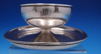 Kalo Sterling Silver Dip Dish with attached Underplate Arts & Crafts K1 (#7875)