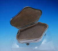 Watson and Hull English Sterling Silver Jewelry Box with Liner Footed (#4368)