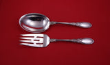 Old Mirror by Towle Sterling Silver Salad Serving Set 9 1/4"