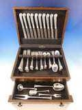 Onslow by Marshall Fields Sterling Silver Flatware Set 10 Service 55 pcs Dinner