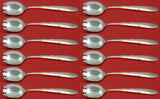 Madeira by Towle Sterling Silver Ice Cream Dessert Fork Custom Set 12 pcs 5 7/8"