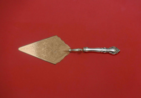 Malvern by Lunt Sterling Silver Pastry Server Fancy Vermeil HH Custom 11 1/2"