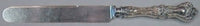 Majestic by Alvin Sterling Silver Regular Knife Blunt Silverplate Blade 8 1/2"