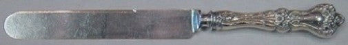 Majestic by Alvin Sterling Silver Regular Knife Blunt Silverplate Blade 8 1/2"