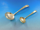 Old Maryland Engraved Gold Kirk Sterling Silver Flatware Service 12 Set Vermeil