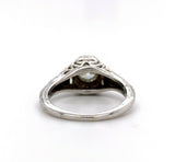 14k White Gold Filigree 3/4 Carat Genuine Natural Diamond Ring (#J5421)