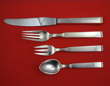 Funkis III by W and S Sorensen Danish Sterling Silver Dinner Place Setting(s)