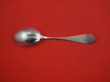 Acid Etched by Various Sterling Silver Preserve Spoon pointed 8"