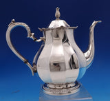 Kenilworth by International Sterling Silver Tea Set 4pc with SP Tray (#8558)