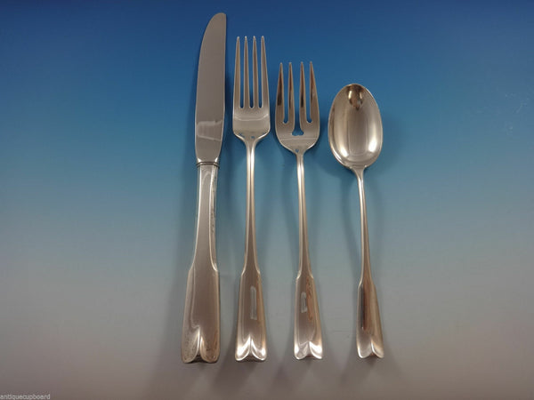 Colonial Theme by Lunt Sterling Silver Regular Size Place Setting(s) 4pc