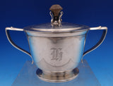 International Sterling Silver Tea Set 6pc with Teak Handles Modernism (#0482)