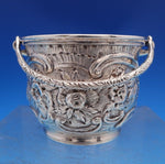 Repousse by James R. Armiger Sterling Silver Nut Bowl with Swinging Arm (#8250)