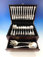 Baronial Old by Gorham Sterling Silver Flatware Set Service 62 pc Lion Dinner