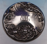 Simons Bros Sterling Silver Dresser Jar with glass Nouveau Woman (#9149)