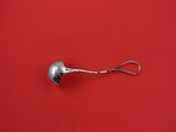 Durgin Sterling Silver Sauce Ladle aesthetic twist loop handle 6"