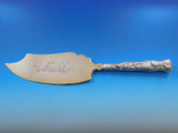 Flora by Shiebler Sterling Silver Ice Cream Slice Gold Washed 13 1/8" Vintage