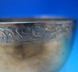 Chinese by Unknown Sterling Silver Rice Bowl c.1900 3 1/2" x 6" 5.6 ozt. (#5509)
